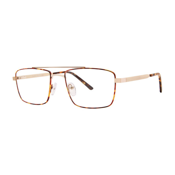 Comfort Flex Norman Eyeglasses Gold Tortoise 57mm - Picture 1 of 1